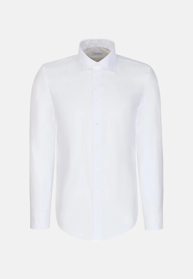 Regular Business shirt Structure in Weiß |  Seidensticker Onlineshop