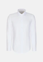 Regular Business shirt Structure in Weiß |  Seidensticker Onlineshop