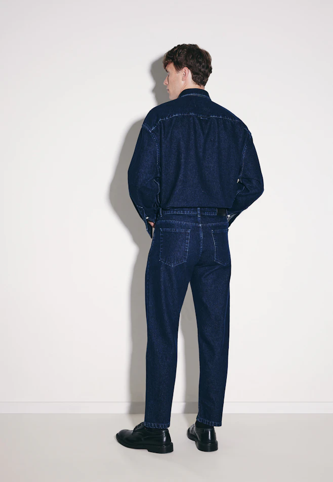 Regular 5-pocket denim Denim in Dunkelblau | Seidensticker online shop