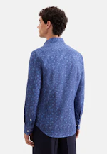 Slim Business Hemd Druck in Dunkelblau |  Seidensticker Onlineshop