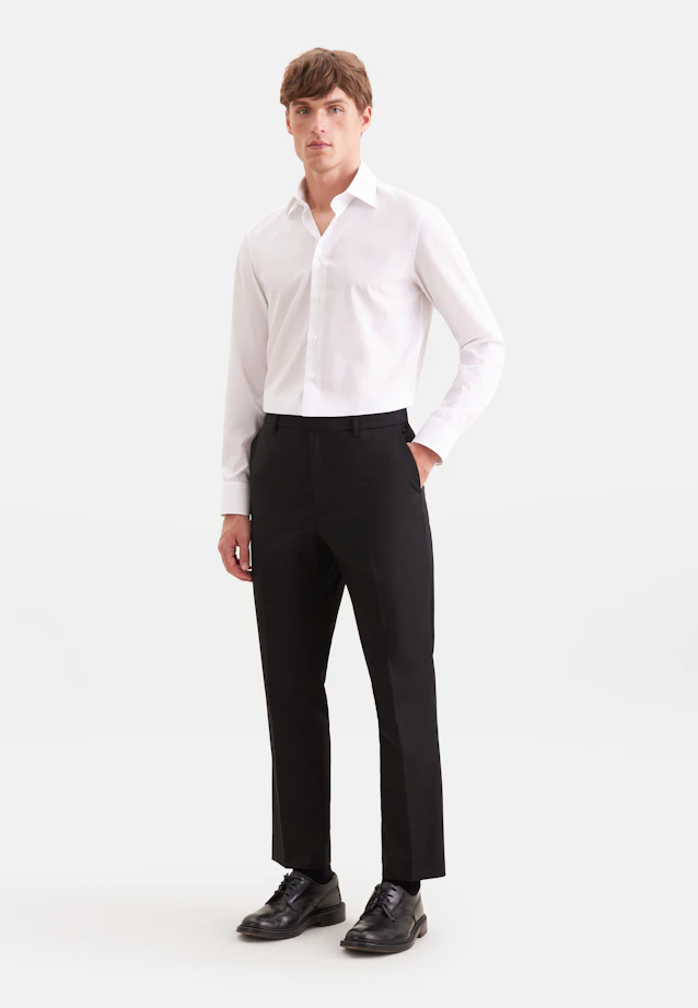 Regular Chino Uni in Schwarz |  Seidensticker Onlineshop