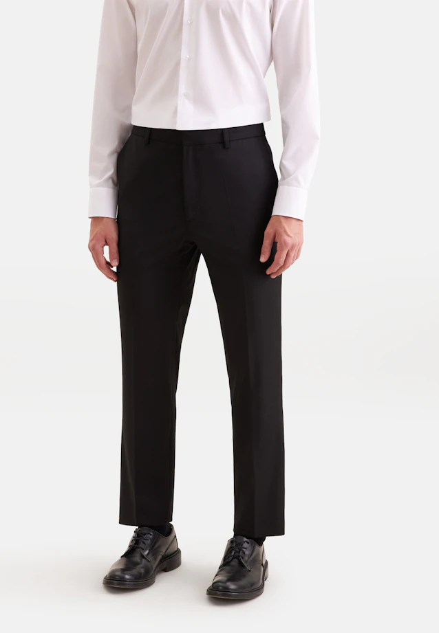Regular Chino Uni in Schwarz |  Seidensticker Onlineshop
