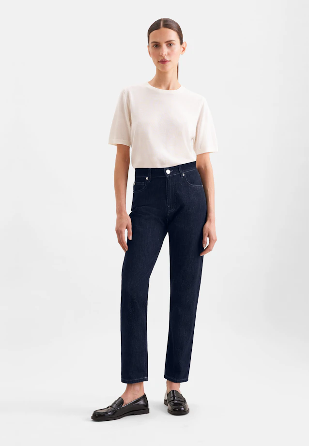 Mom- Fit Jeans High Waist in Dunkelblau |  Seidensticker Onlineshop