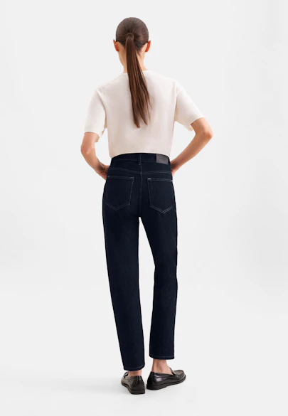 Mom- Fit Jeans High Waist in Dunkelblau |  Seidensticker Onlineshop