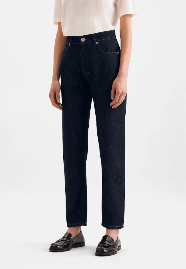 Mom- Fit Jeans High Waist in Dunkelblau |  Seidensticker Onlineshop