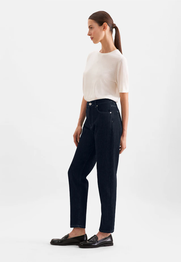 Mom- Fit Jeans High Waist in Dunkelblau |  Seidensticker Onlineshop