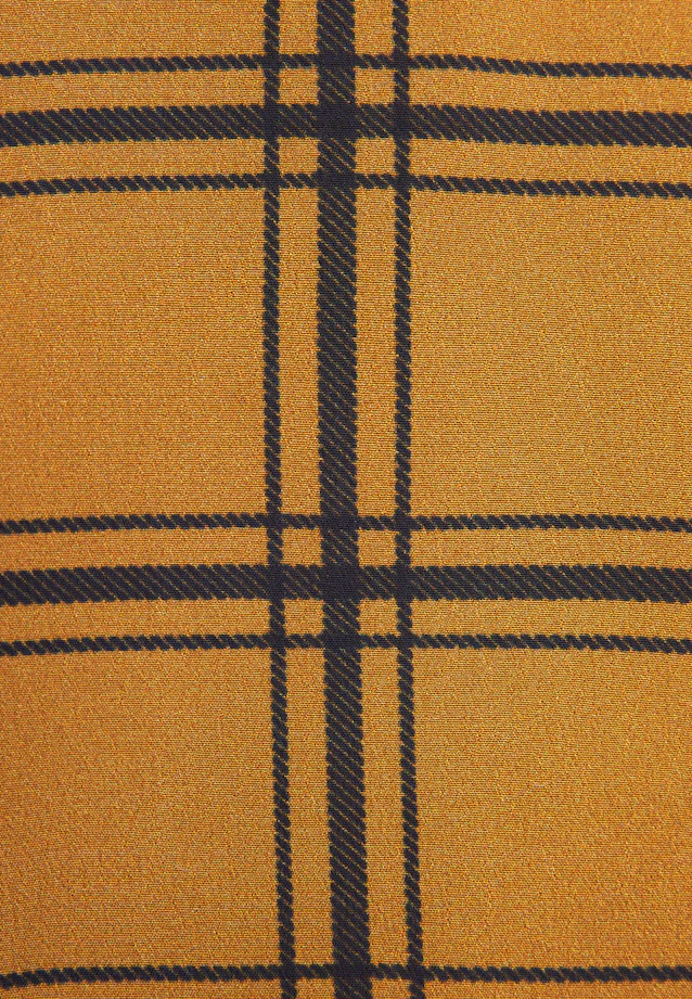 Schluppenbluse aus Chiffon mit Volumenärmeln und hohen Manschetten in Gelb |  Seidensticker Onlineshop