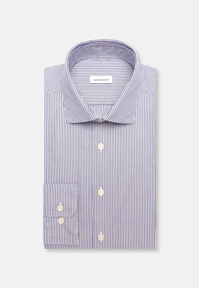 Regular Casual Hemd Gestreift in Dunkelblau |  Seidensticker Onlineshop
