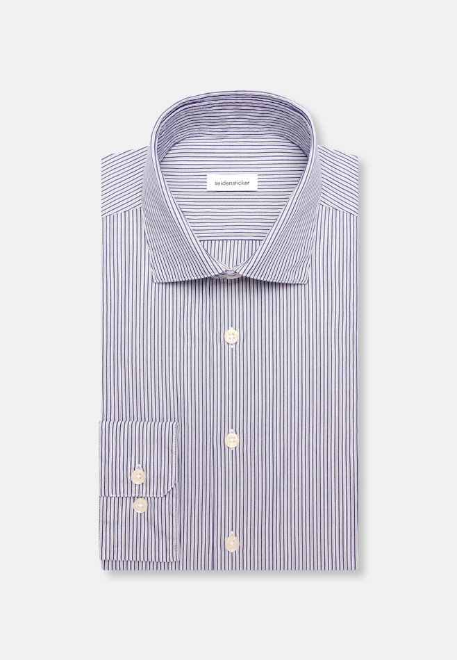Regular Chemise décontractée Rayures dans Bleu Foncé | Boutique en ligne Seidensticker