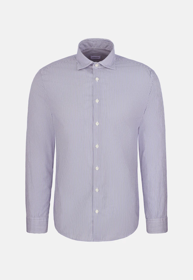 Regular Chemise décontractée Rayures in Bleu Foncé |  Seidensticker Onlineshop