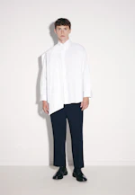 Oversized Shirt with Bow in Weiß |  Seidensticker Onlineshop