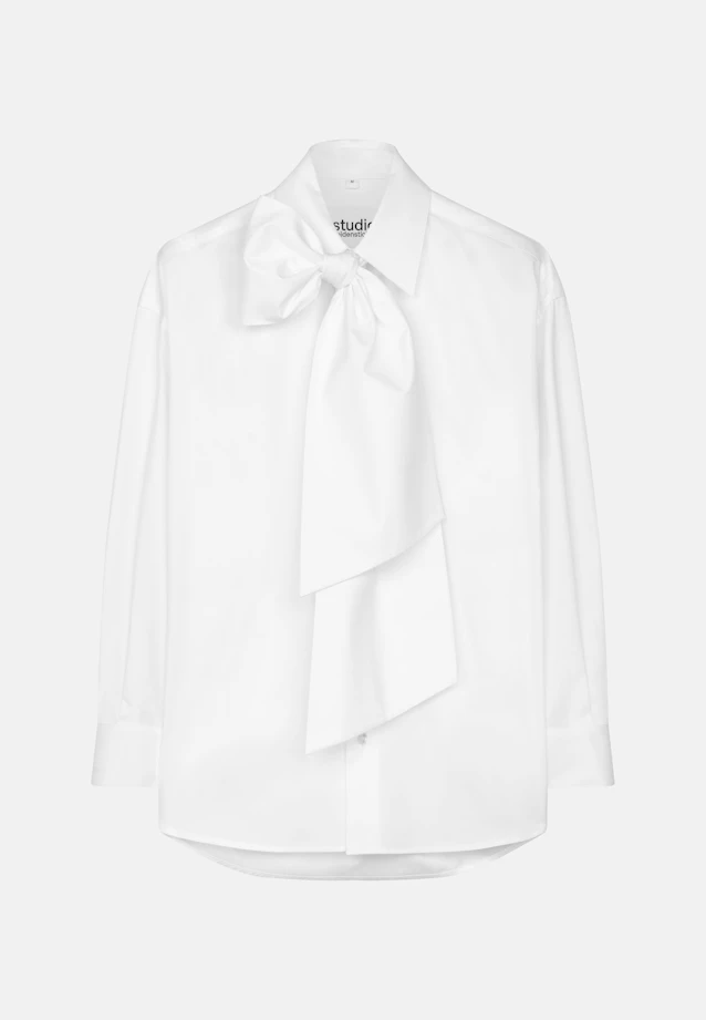 Cropped Chino Trousers with Pleats in Weiß |  Seidensticker Onlineshop