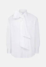Oversized Shirt with Bow in Weiß |  Seidensticker Onlineshop