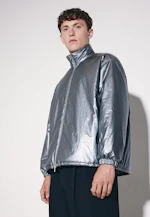 Oversized Jacke Uni in Grau |  Seidensticker Onlineshop
