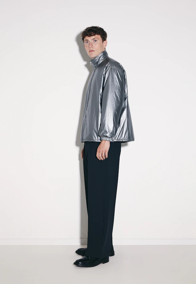 Oversized Jacke Uni in Grau |  Seidensticker Onlineshop