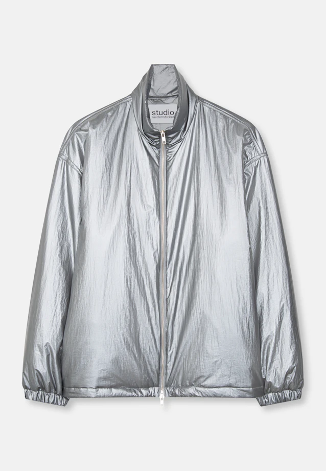 Oversized Jacke Uni in Grau |  Seidensticker Onlineshop