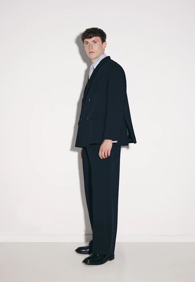Oversized Doppelreihiger Blazer in Schwarz |  Seidensticker Onlineshop