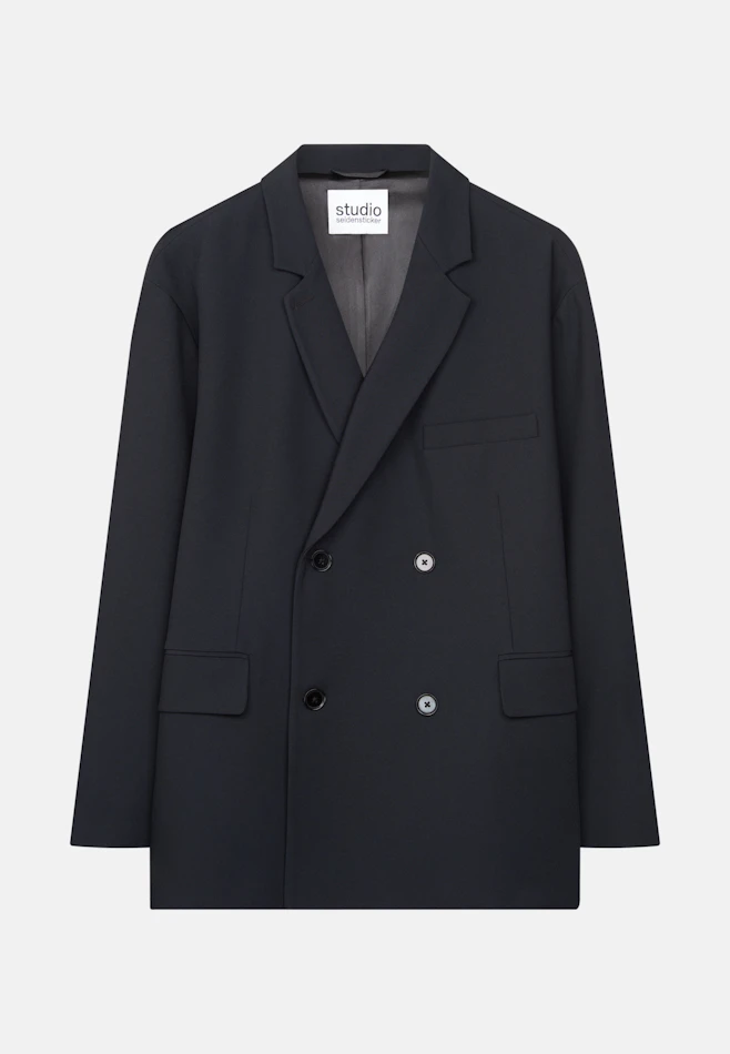 Oversized Doppelreihiger Blazer in Schwarz | Seidensticker Onlineshop