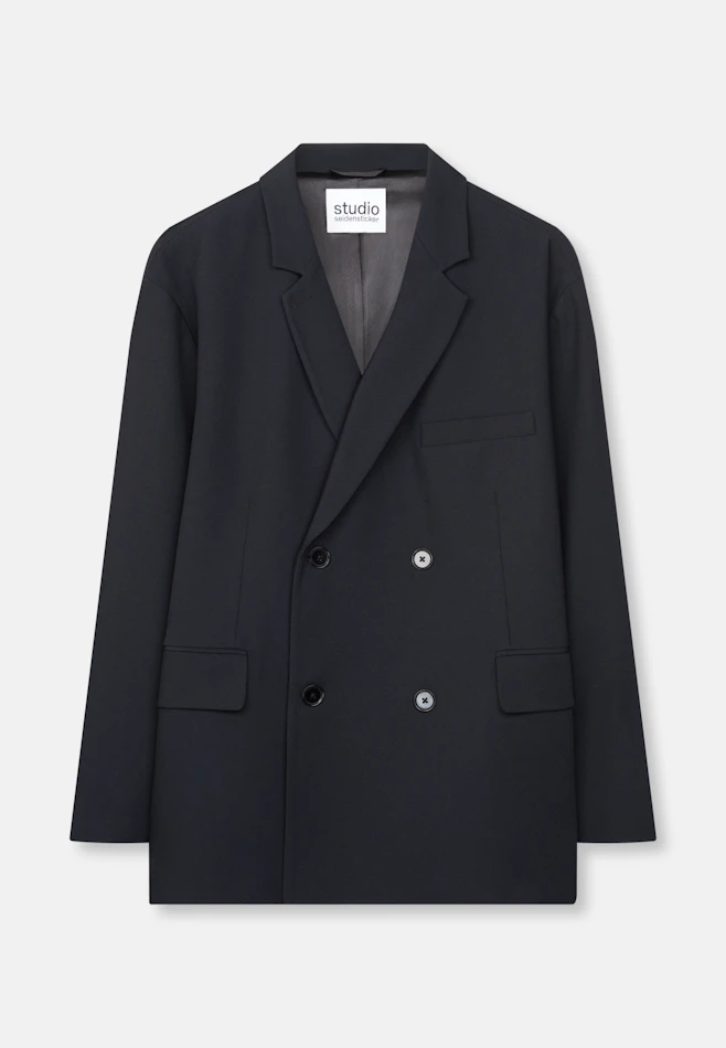 Oversized Doppelreihiger Blazer in Schwarz | Seidensticker Onlineshop