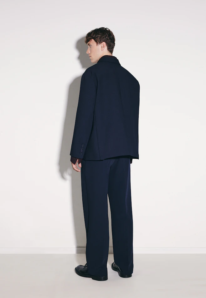 Oversized Doppelreihiger Blazer in Dunkelblau | Seidensticker Onlineshop