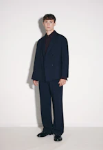 Oversized Doppelreihiger Blazer in Dunkelblau |  Seidensticker Onlineshop