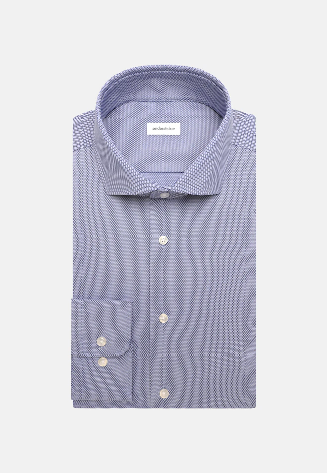 Slim Chemise Performance Structure dans Bleu Moyen | Boutique en ligne Seidensticker