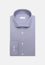Slim Performance-Hemd Struktur in Mittelblau |  Seidensticker Onlineshop