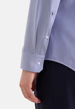Slim Performance shirt Structure in Mittelblau |  Seidensticker Onlineshop