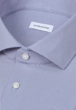 Slim Performance shirt Structure in Mittelblau |  Seidensticker Onlineshop