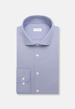 Slim Performance shirt Structure in Mittelblau |  Seidensticker Onlineshop