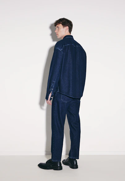 Oversized Fashion shirt Denim in Dunkelblau |  Seidensticker Onlineshop