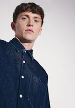 Oversized Fashion-Hemd Denim in Dunkelblau |  Seidensticker Onlineshop