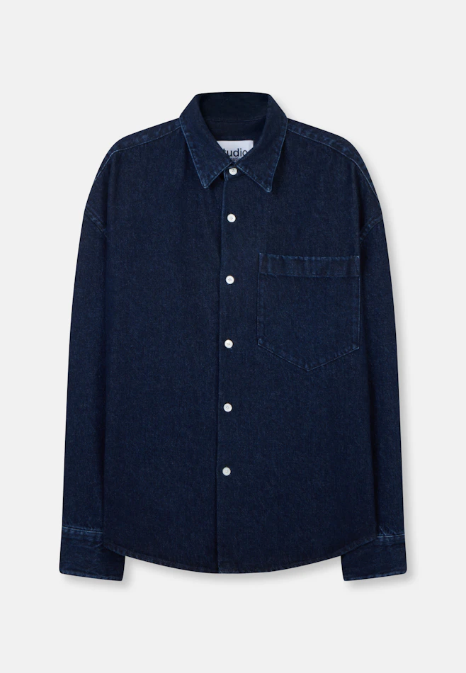 Oversized Fashion shirt Denim in Dunkelblau | Seidensticker online shop