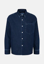 Oversized Fashion shirt Denim in Dunkelblau |  Seidensticker Onlineshop