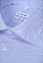 Regular Chemise d'affaires Imprimé in Bleu Moyen |  Seidensticker Onlineshop
