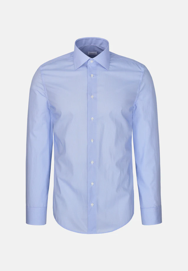 Regular Chemise d'affaires Imprimé in Bleu Moyen |  Seidensticker Onlineshop