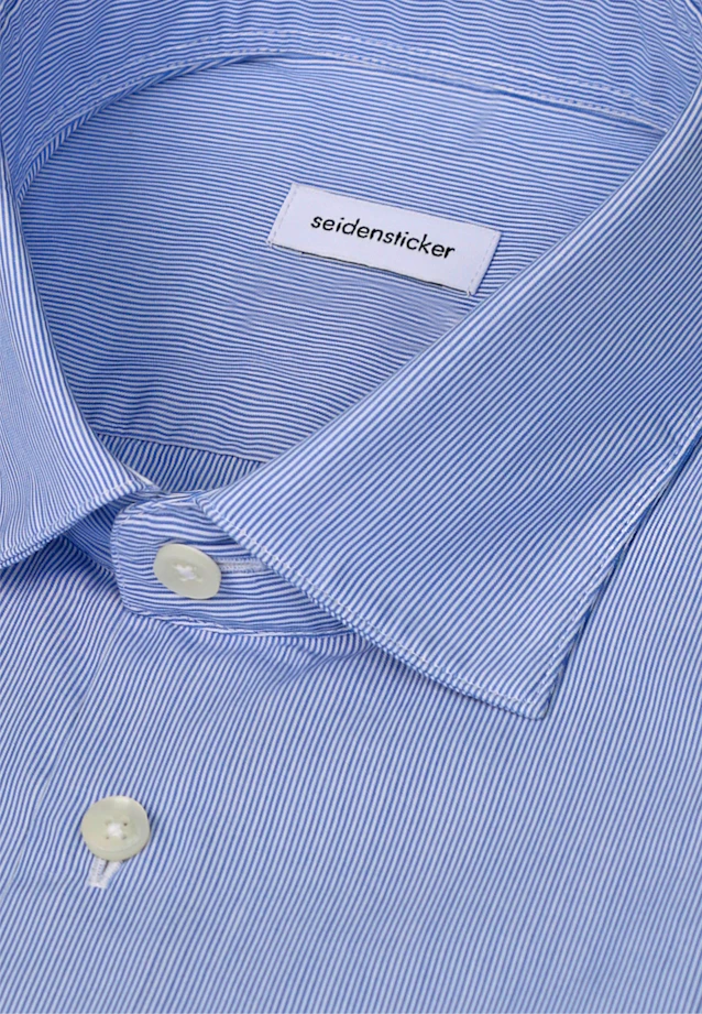 Regular Chemise décontractée Rayures in Bleu Moyen |  Seidensticker Onlineshop