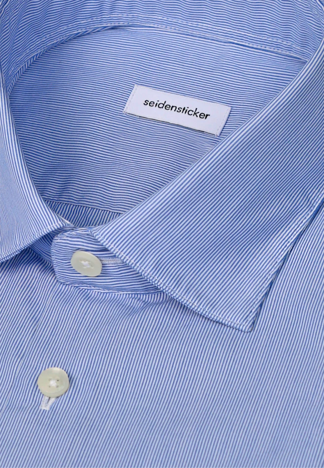 Regular Chemise décontractée Rayures dans Bleu Moyen | Boutique en ligne Seidensticker
