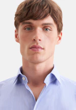 Regular Casual Hemd Gestreift in Mittelblau |  Seidensticker Onlineshop
