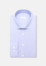 Regular Casual Hemd Gestreift in Mittelblau |  Seidensticker Onlineshop