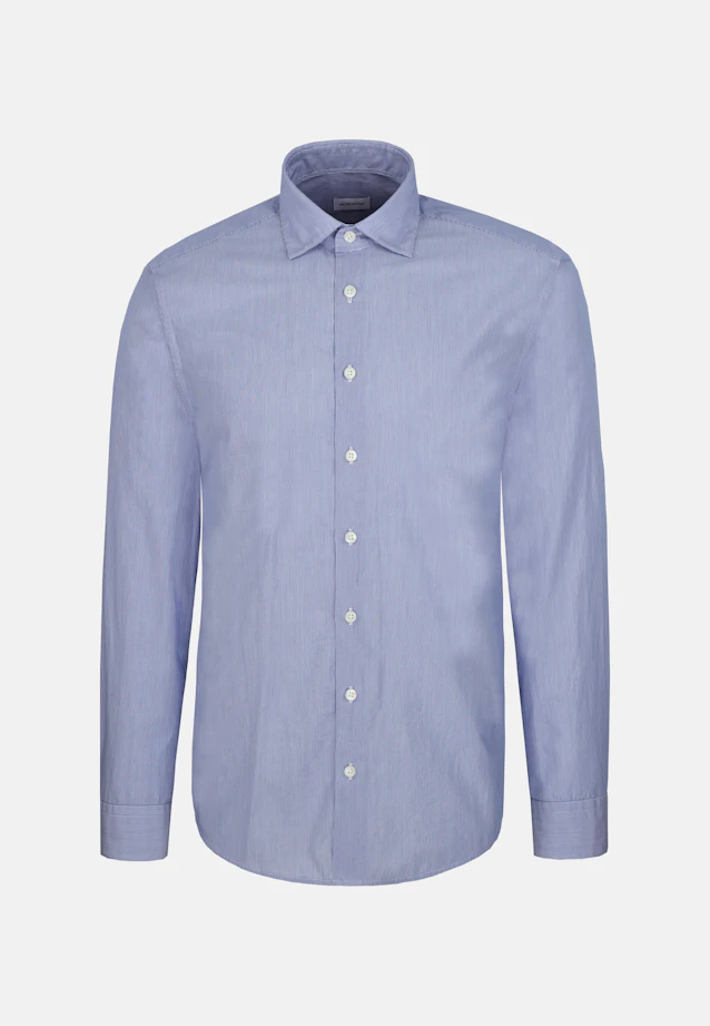 Regular Chemise décontractée Rayures in Bleu Moyen |  Seidensticker Onlineshop