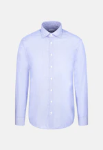 Regular Casual Hemd Gestreift in Mittelblau |  Seidensticker Onlineshop