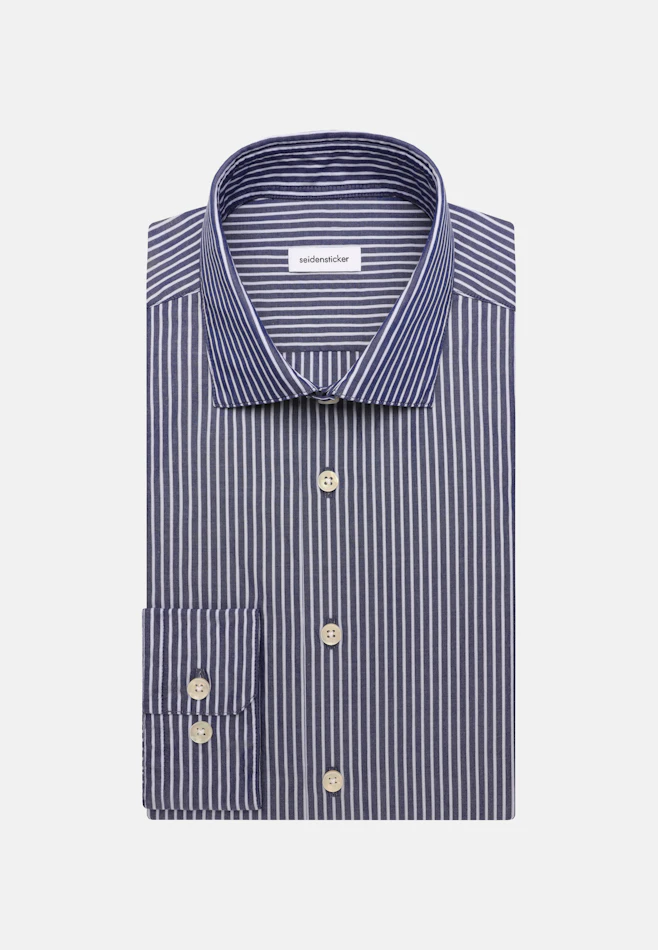 Regular Chemise décontractée Rayures dans Bleu Foncé | Boutique en ligne Seidensticker