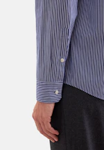 Regular Casual Hemd Gestreift in Dunkelblau |  Seidensticker Onlineshop