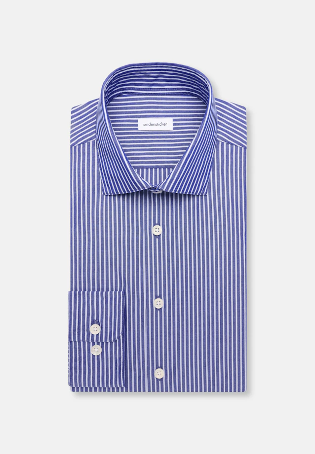 Regular Casual Hemd Gestreift in Dunkelblau |  Seidensticker Onlineshop