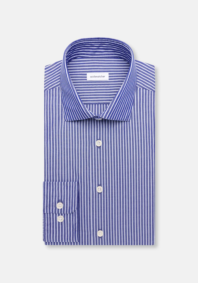 Regular Chemise décontractée Rayures dans Bleu Foncé | Boutique en ligne Seidensticker