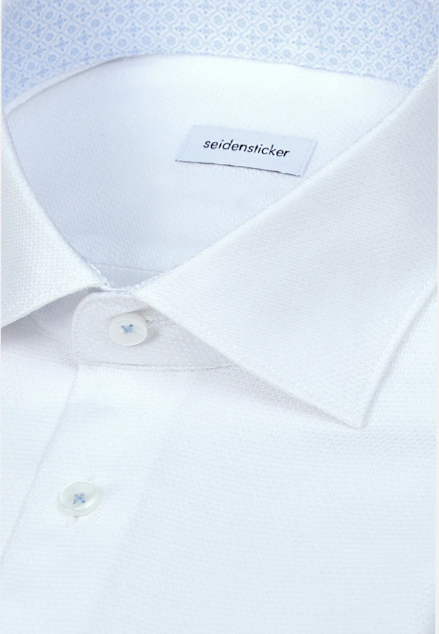 Shaped Business shirt Structure in Weiß |  Seidensticker Onlineshop