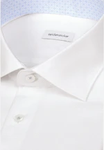 Shaped Business shirt Structure in Weiß |  Seidensticker Onlineshop