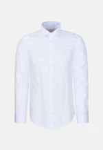 Shaped Business shirt Structure in Weiß |  Seidensticker Onlineshop