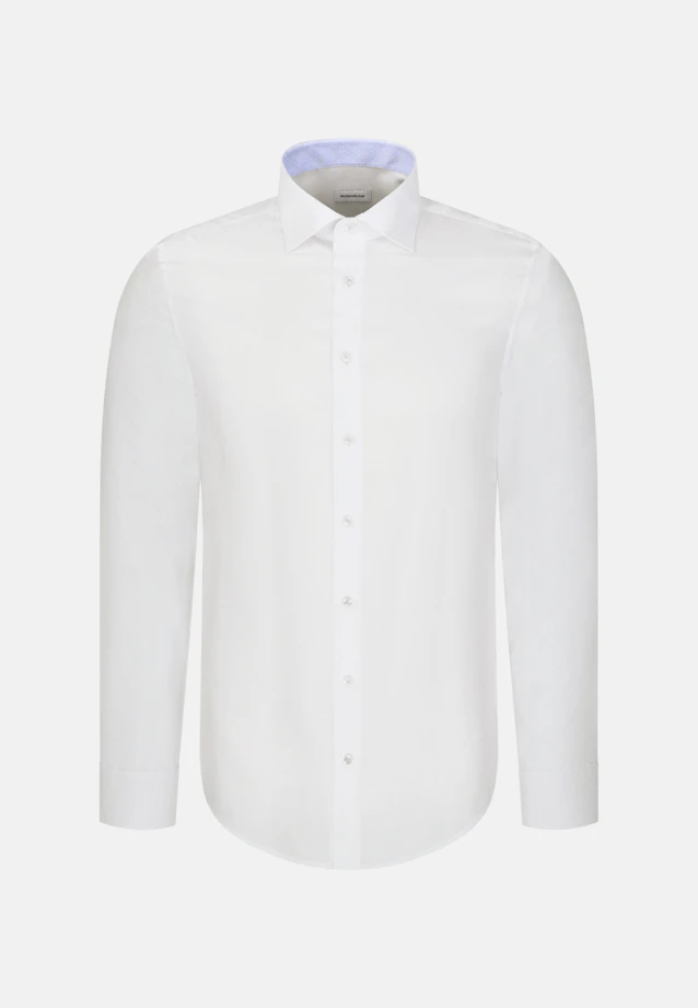 Shaped Business shirt Structure in Weiß |  Seidensticker Onlineshop
